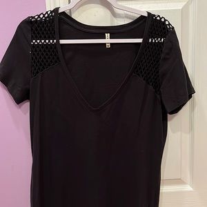 Black Emma and sam v-neck T-shirt